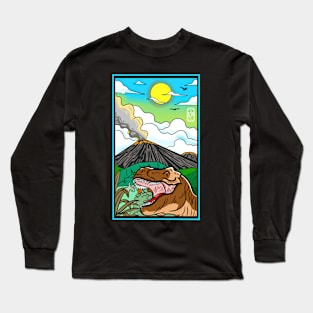 Dinosaur in Bromo Long Sleeve T-Shirt